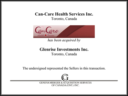 Can-Care Health Services Inc.