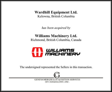 Wardhill Equipment Ltd.