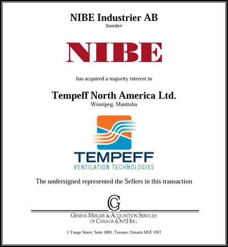Tempeff Ventilation Technologies